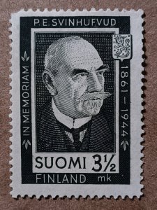 Finland #245 3.50m President P.E. Svinhufvud MDG (1944)