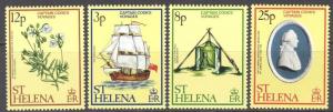 SAINT HELENA Sc# 324 - 327 MNH FVF Set4 Captain Cook's Ships