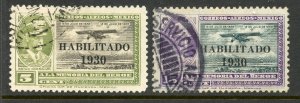 Mexico # C29-30, Used.