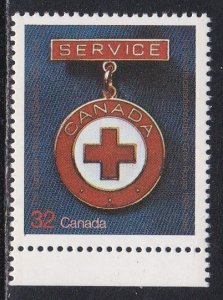 Canada # 1013, Canadian Red Cross 75th Anniversary, NH, 1/2 Cat.