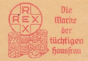 Meter cut Deutsches Reich / Germany 1935 Rex - Clever houswife