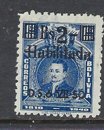 Bolivia 333 Used 1950 Overprint (ap6947)