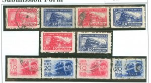 Mexico #Q1-Q10  Single (Complete Set)