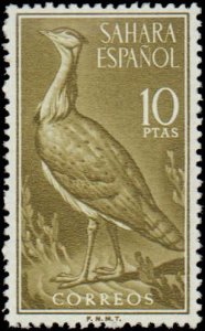 Spanish Sahara #105-113, Complete Set(9), 1961, Birds, Never Hinged