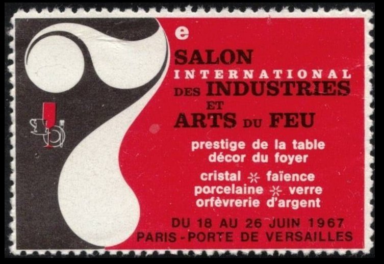 FRANCE, PARIS 7e SALON SALON INTERNATIONAL 18-26 JUIN 1967 MNH CINDERELLA