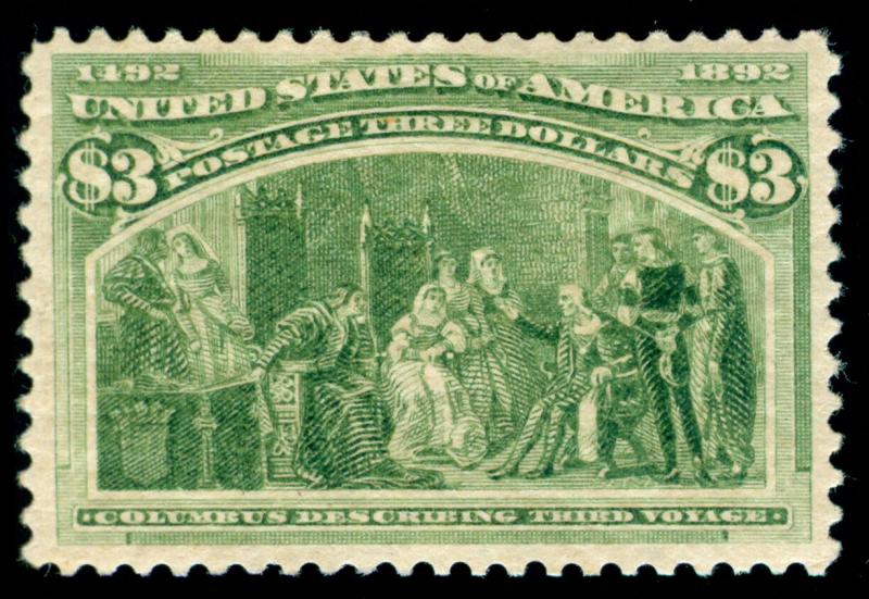 MOMEN: US STAMPS #243 MINT OG H VF