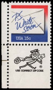 United States - Scott 1810 - Mint-Never-Hinged - Attached ZIP Code Tab