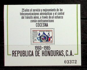 HONDURAS Sc 355 NH SOUVENIR SHEET OF 1987 - AVIATION