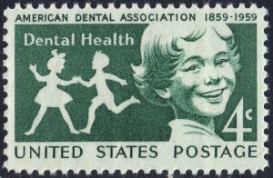 SC#1135 4¢ Dental Health Issue (1959) MNH