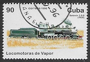 Cuba # 3769 - Locomotive - Baldwin 2.8.0 - unused CTO.....{Z22}