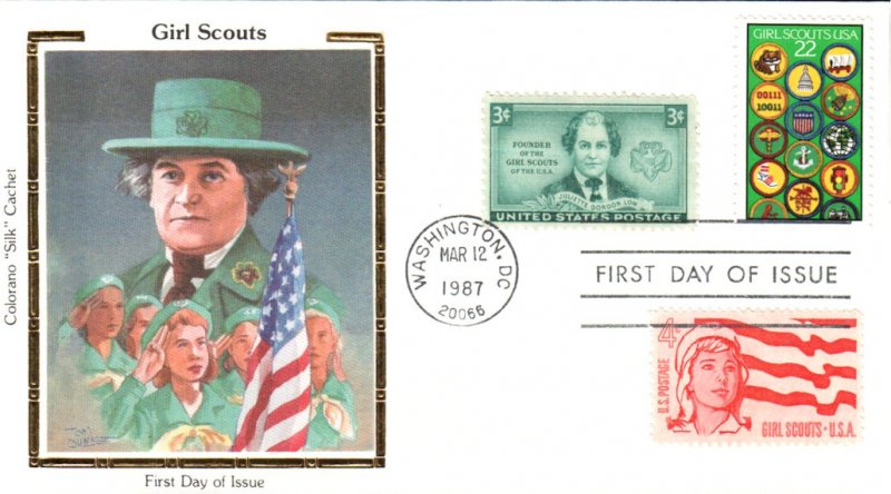 #2251 Girl Scouts Combo Colorano FDC