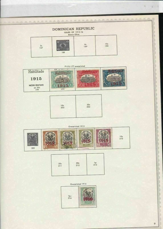 dominican republic stamps page ref 17004