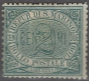 COLLECTION LOT # 2888 SAN MARINO #1 1877 CV=$37.50