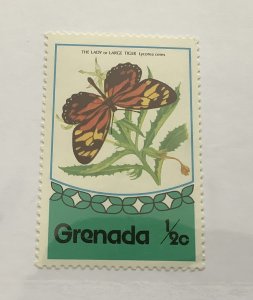 Grenada 1975  Scott 660 MNH - 1/2c,  Butterflies, Large tiger