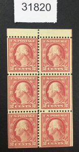 US STAMPS #499e  MINT OG H  BOOKLET  LOT #31820