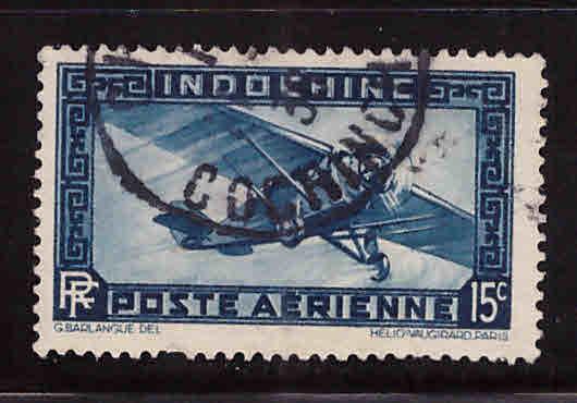 French Indo-China Scott C6 Used Airmail stamp