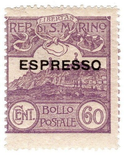 (I.B) San Marino Postal : Expresso 60c 