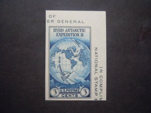 1933 #735a 3c National Stamp Exhibition Sheet Single  MNH NGAI VF #2