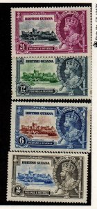 British Guyana 223-6 Set Mint Hinged
