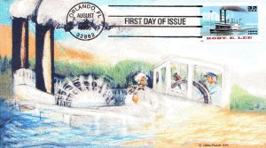 #3091 Robert E. Lee Riverboat Heritage FDC