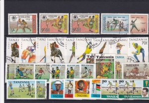 Tanzania Mixed Sports Stamps  Ref 24947