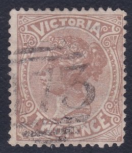 VICTORIA AUSTRALIA QV 2d with 173 barred numeral of DAYLESFORD.............D6326