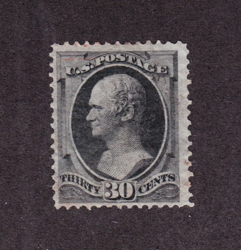 US 154 30c Hamilton Used F-VF w/ Light Cancel SCV $300