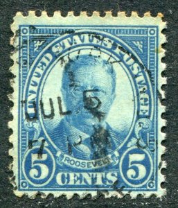 557 5c T. Roosevelt Used