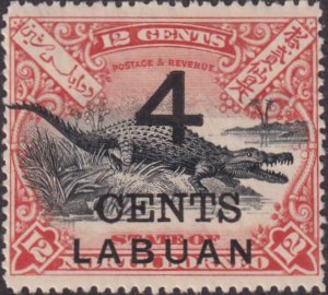 Labuan 1899 SC 90 Signed LH 