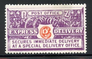 New Zealand # E1, Mint Hinge Remain.