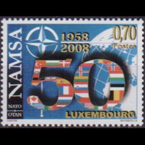 LUXEMBOURG 2008 - Scott# 1243 NATO 50th. Set of 1 NH