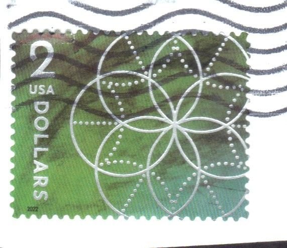 USA USED $2.00 STAMP 2022