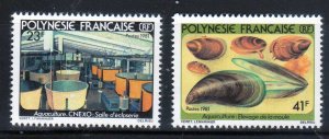 French Polynesia Scott 344-345 Cmplt. Set! MNH!