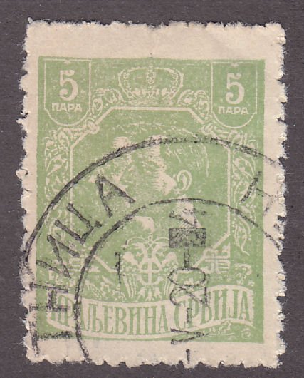 Serbia 157 King Peter & Alexander 1918