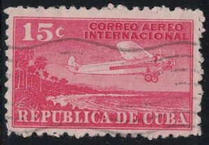 CUBA Scott# C6 1931, Air Post ,used   SCV $ .25