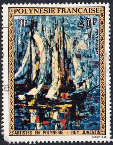 French Polynesia #-C90 Used