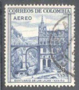 Colombia ~ #C307 ~ Las Lajas Shrine ~ Used