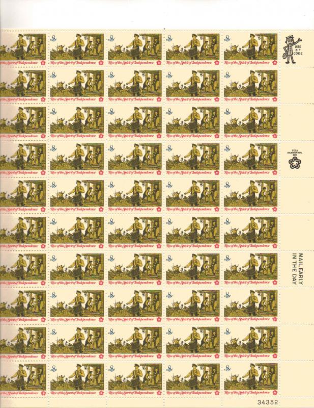 US 1479 - 8¢ American Bic. Unused