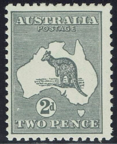 AUSTRALIA 1915 KANGAROO 2D MNH ** DIE IIA 3RD WMK 