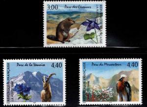 France Scott 2514-2516  MNH** Flora and Fauna set