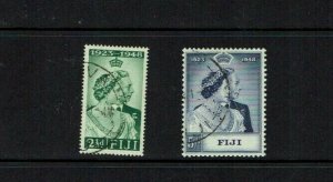 Fiji: 1948  Royal Silver Wedding, Fine used.  