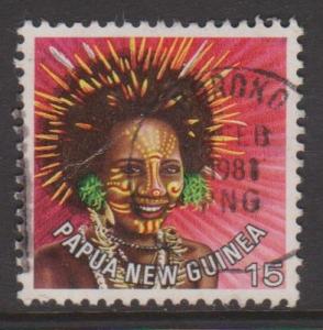 Papua New Guinea Sc#449 Used