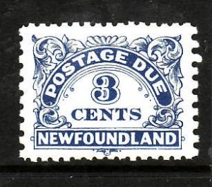Newfoundland-Sc #J3-3c unused,og,NH Postage Due,perf 11x9-id5-1939-