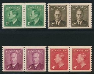 CANADA 297-300 F-VF MINT NEVER HINGE (NH) COIL PAIRS