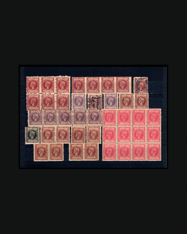 VINTAGE:CUBA ,1898-99,ASST RANGE, OGLH,MH,HH,UNU,USD, LOT C1876A4 5 IMAGES