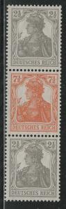 Germany Scott # 97 (2), 98f, mint nh, se-tenant, Mi# S12a