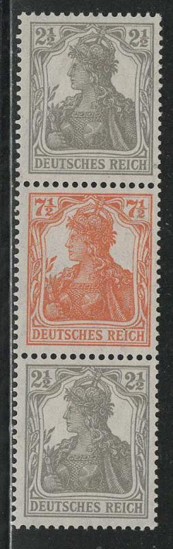 Germany Scott # 97 (2), 98f, mint nh, se-tenant, Mi# S12a