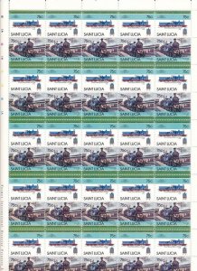 D400701 Trains Locomotives Class Dunalastair 4-4-0 1896 MNH Specimen Saint Lucia