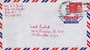 United States A.P.O.'s 8c Airliner Over Capitol 1963 Army & Air Force Postal ...