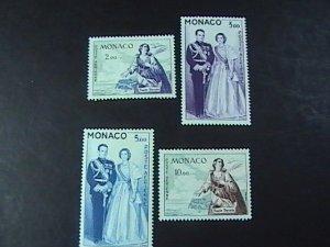 MONACO # C55-C58--MINT/HINGED----COMPLETE SET--AIR-MAIL--1960